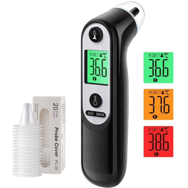 🌡️👶 Ohrthermometer für Baby Erwachsene - Digitales Infrarot-Thermometer
