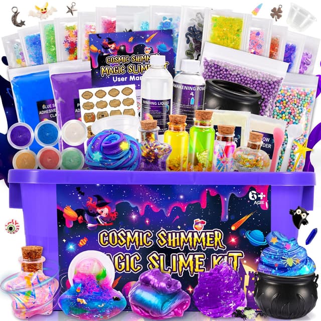 iKidiki Schleim Kinder - Galaxie & Zauberei Set 🌌✨