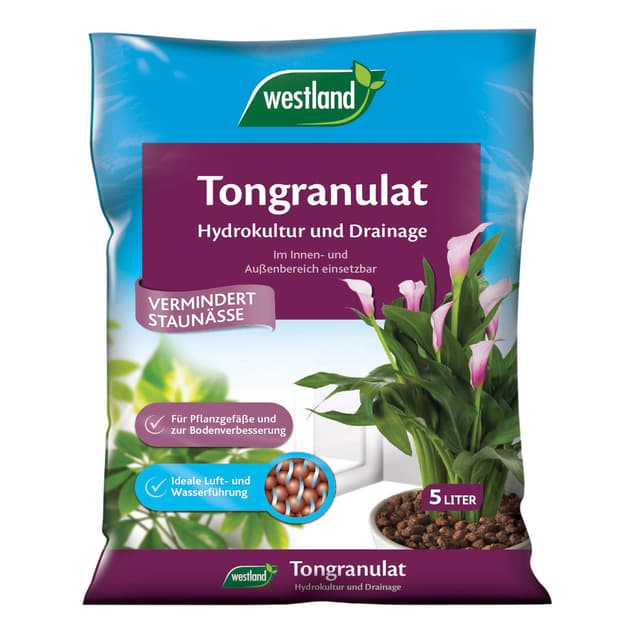 🌿 Westland Tongranulat, 5 l – Pflanzgranulat für gesundes Wachstum 🌱