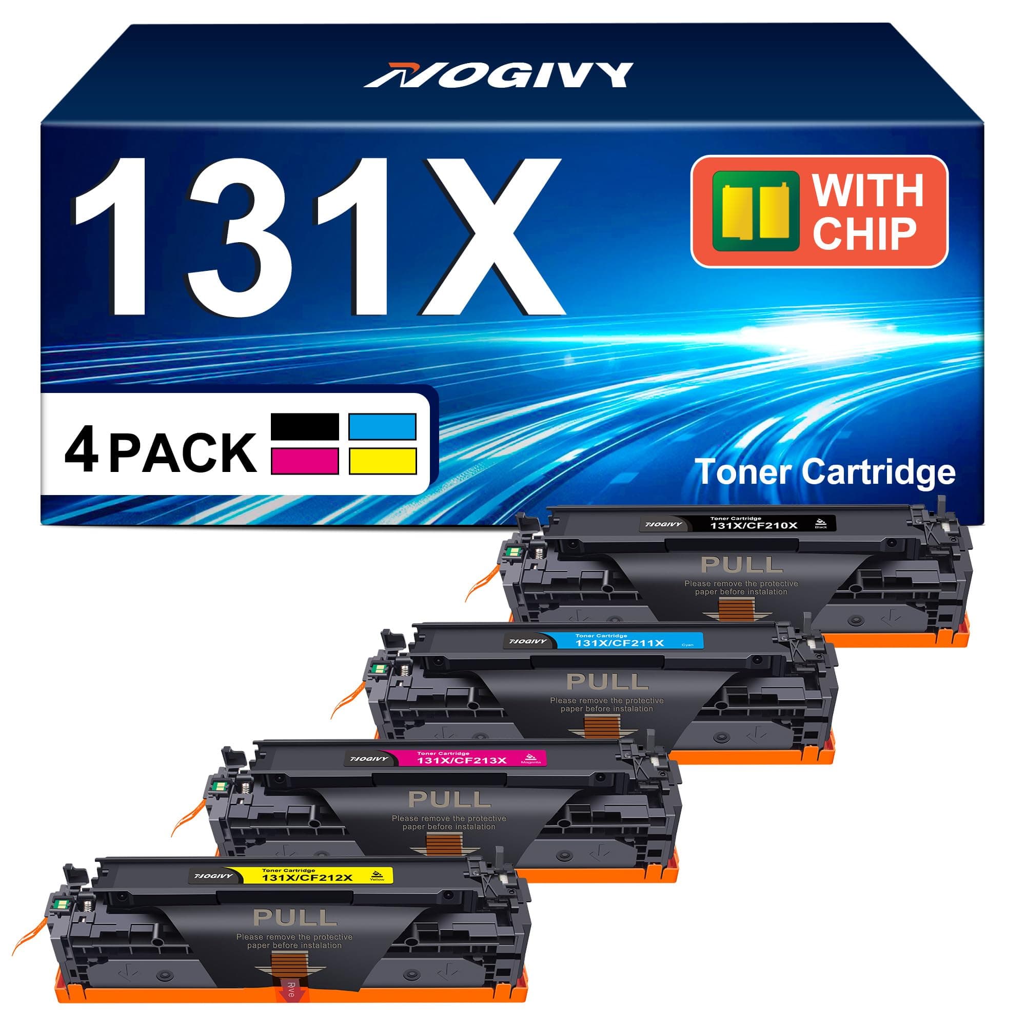 🌟 Angebot: NOGIVY 131X 131A Toner mit Chip für HP Laserjet Pro 200 Color MFP M276nw M276n M251n M251nw