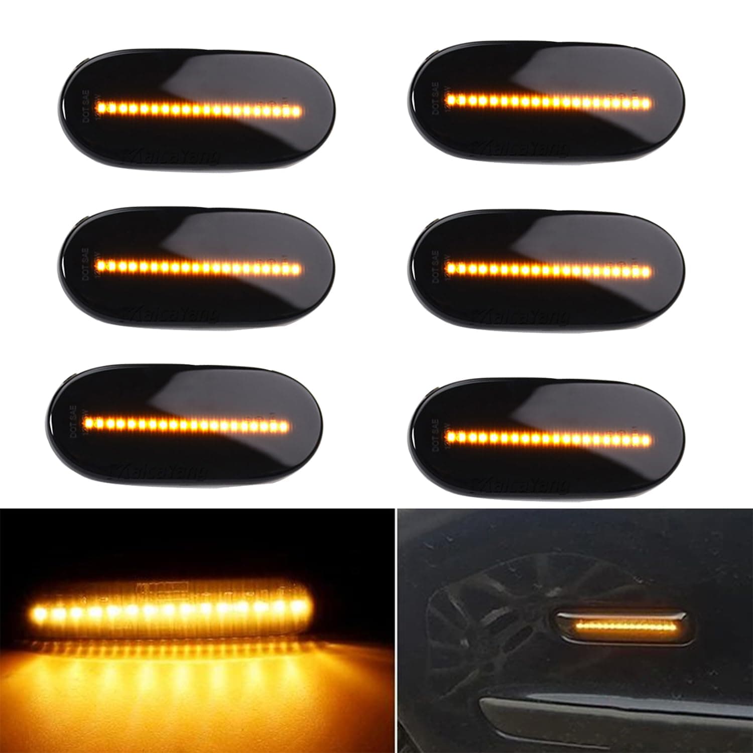 🌟 6pcs Led-Seitenfahrlicht - Für Mercedes Benz Sprinter und VW Crafter 🌟