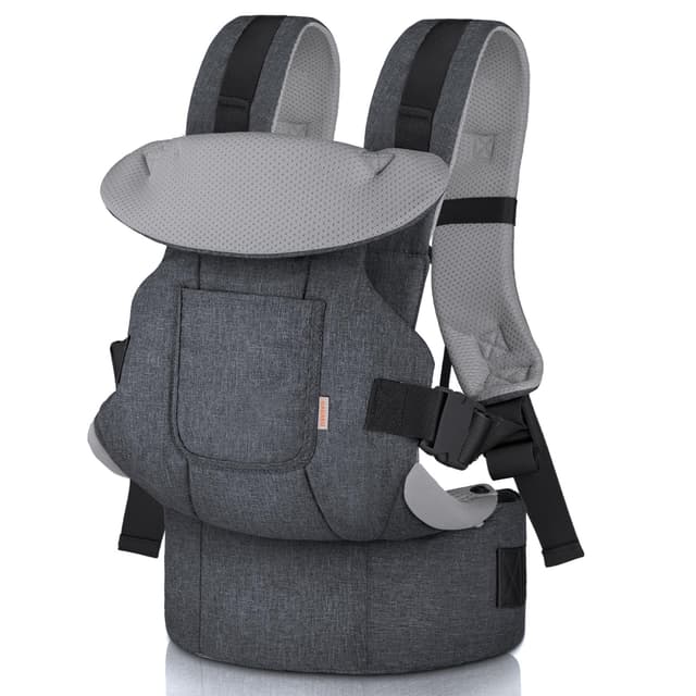 👶🎒 GAGAKU Babytrage für Babys Kleinkinder 0-36 Monate - Dunkelgrau 2_dunkelgrau 👶🎒