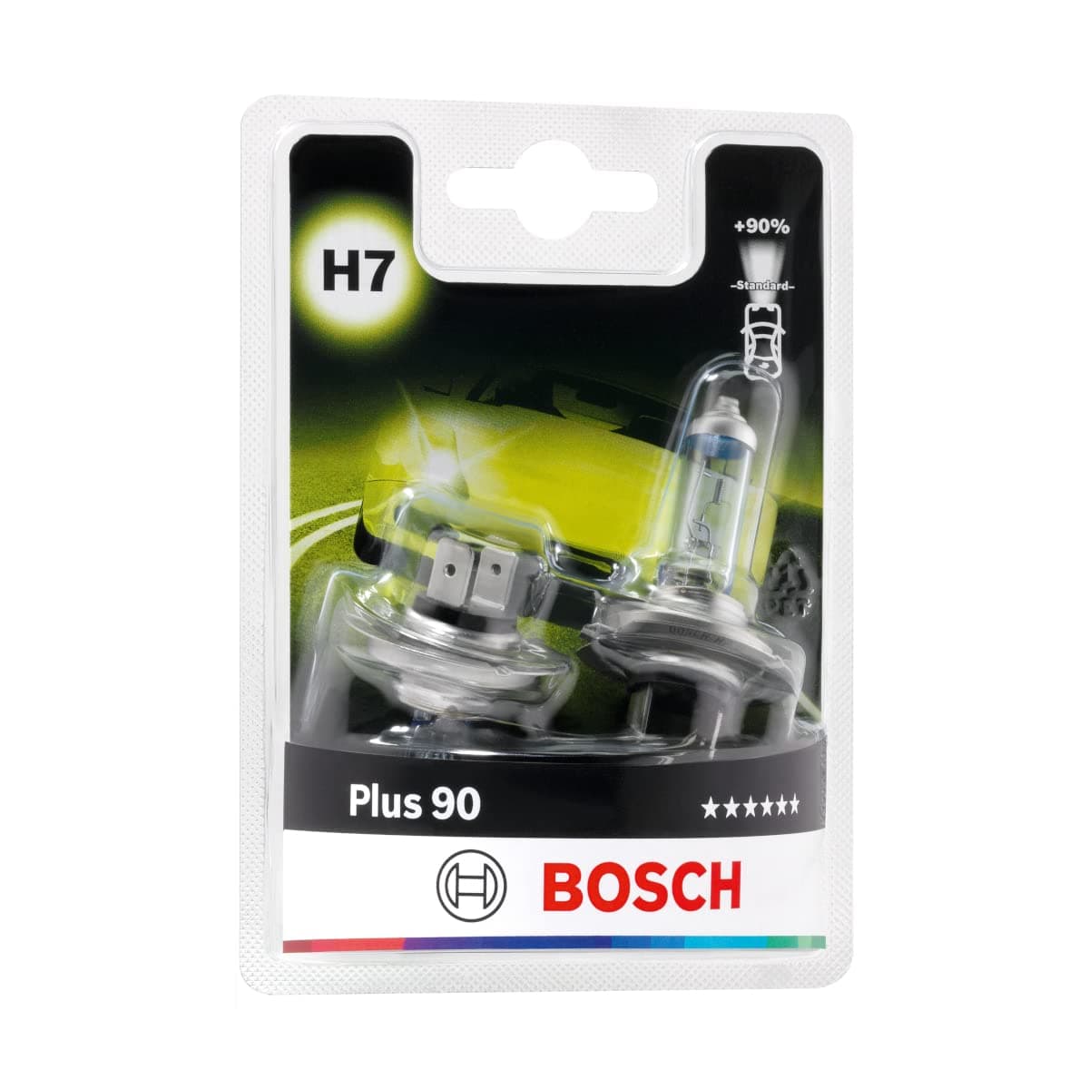 Angebot: Bosch H7 Plus 90 Lampen - 2er-Pack Plus 90 💡🚗