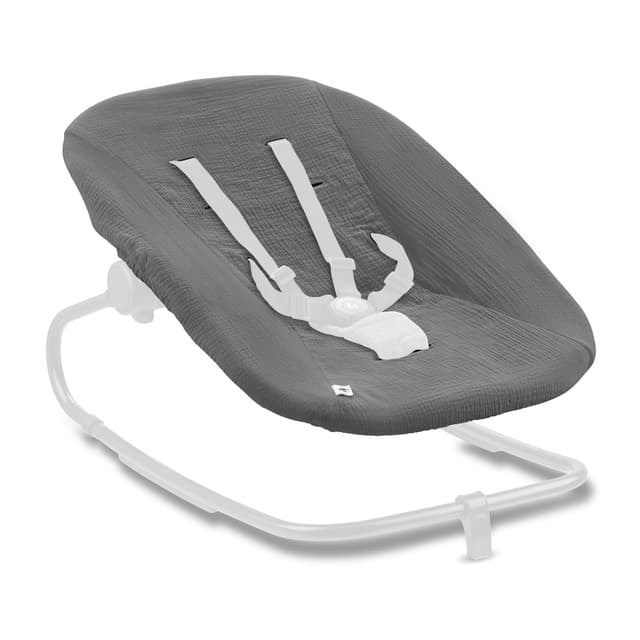 👶🏼🪑 Hauck Schonbezug für Babywippe Highchair Bouncer (Eco) - Dark Grey