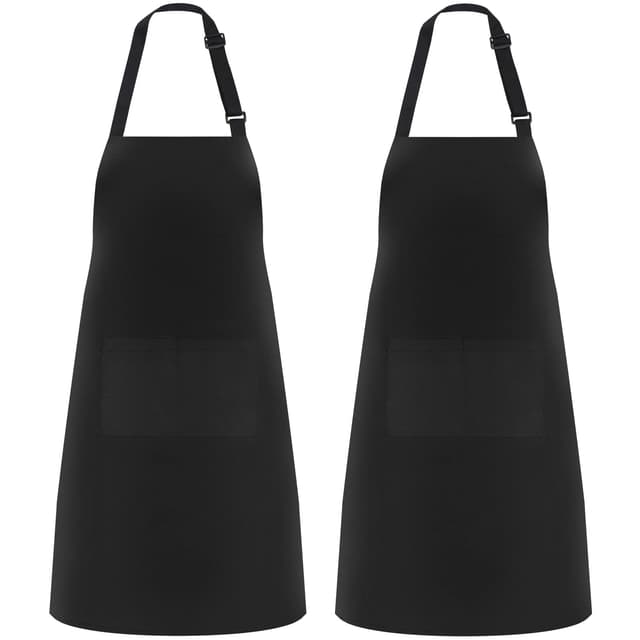 Riqiaqia Kochschürze 2er Pack 🍳 Küchenschürzen für Männer & Damen