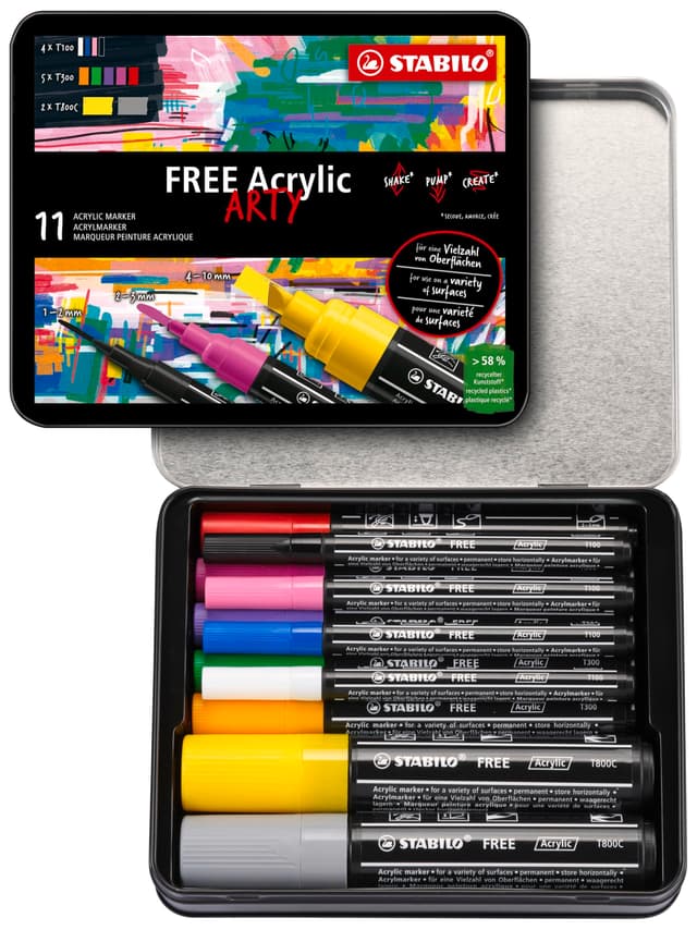 🌟 DEAL: STABILO Acrylmarker 11er Pack - Starter Kit! 🎨