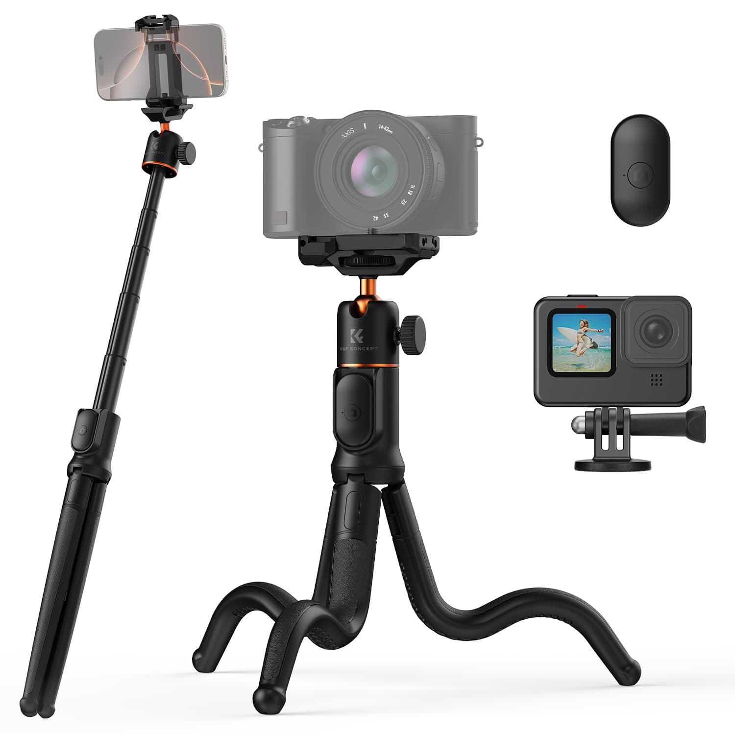 📸📱 K&F Concept Flexibles Handy Stativ & Selfie Stick Deal! 🎉