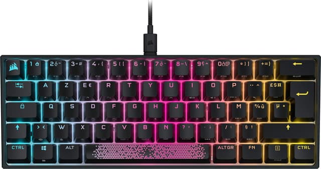 🌟 Deal des Tages! Corsair K65 RGB-LED, Cherry MX Speed Noir Schwarz 🌟