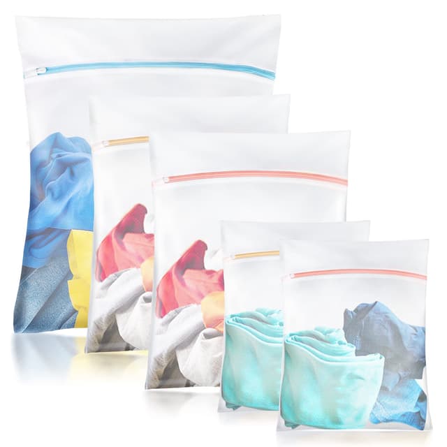 🧺 Birswoil Wäschenetz [5er Set] - Schütze deine Wäsche und halte sie organisiert! 🧦