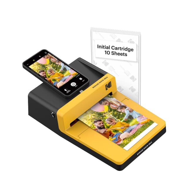 KODAK Dock ERA 4PASS Mobiler Fotodrucker (10x15cm) Fotodrucker + 10 Blatts 📸🖨️