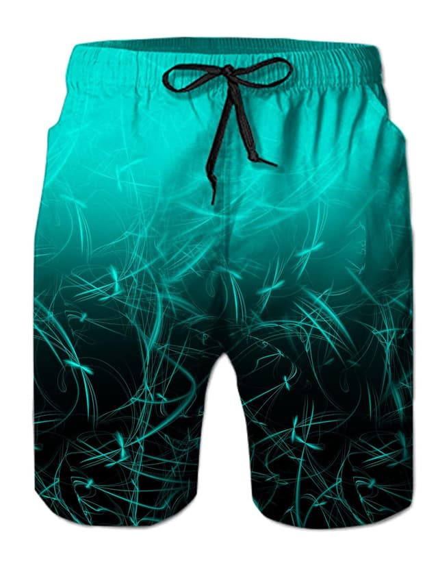 Belovecol Herren Badehose Schnelltrocknend Badeshorts mit 3D Grafik 🩳🌊