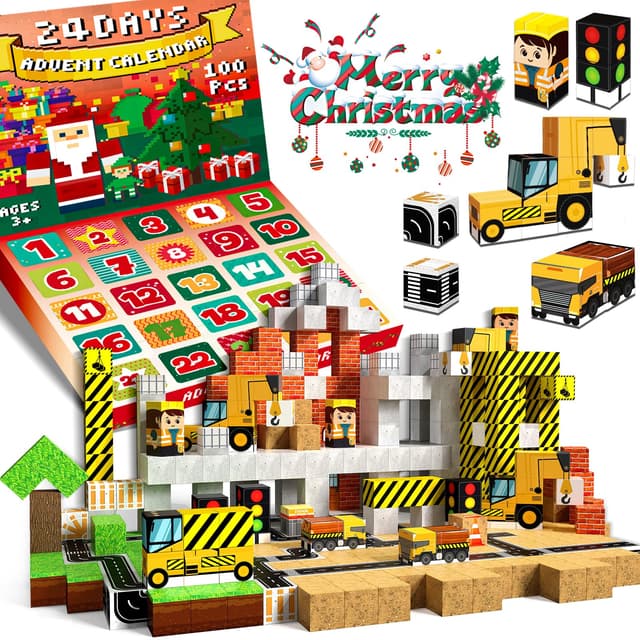 Annexfun Magnetische Bausteine Bauwelt Straßenaufsatz Set - Weihnachtsangebot!