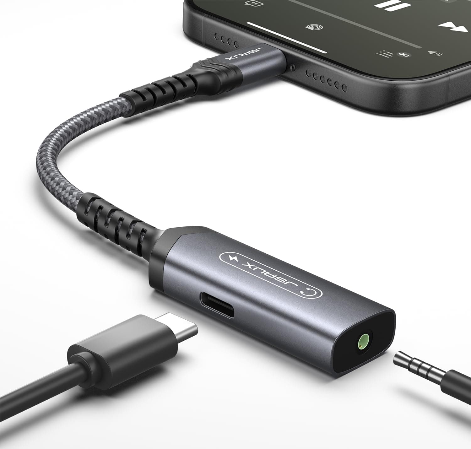 JSAUX USB C Kopfhörer Adapter und Laden 🎵🔋