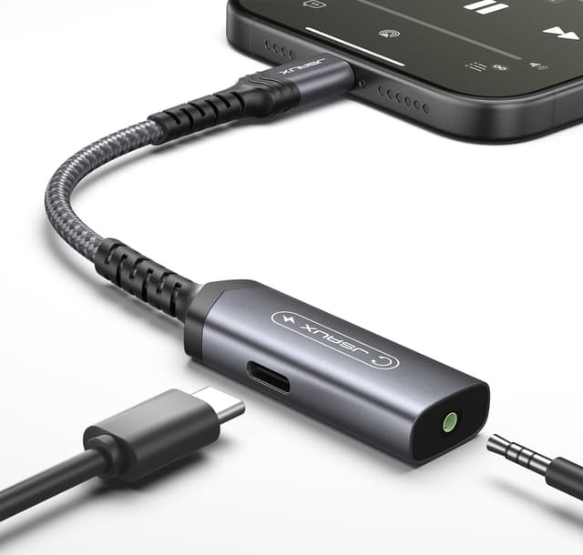 JSAUX USB C Kopfhörer Adapter und Laden 🎵🔋