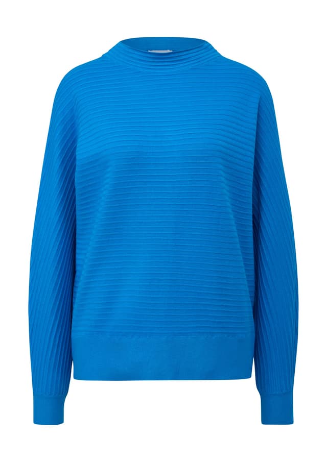 🔥 Mega Deal! s.Oliver Strickpullover mit Fledermausärmeln 38 Blau 5528 - Nur 24.6€