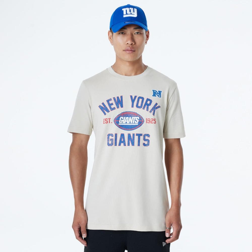 🏈👕 NEW YORK GIANTS Unisex NFL Regular T-Shirt - Stone