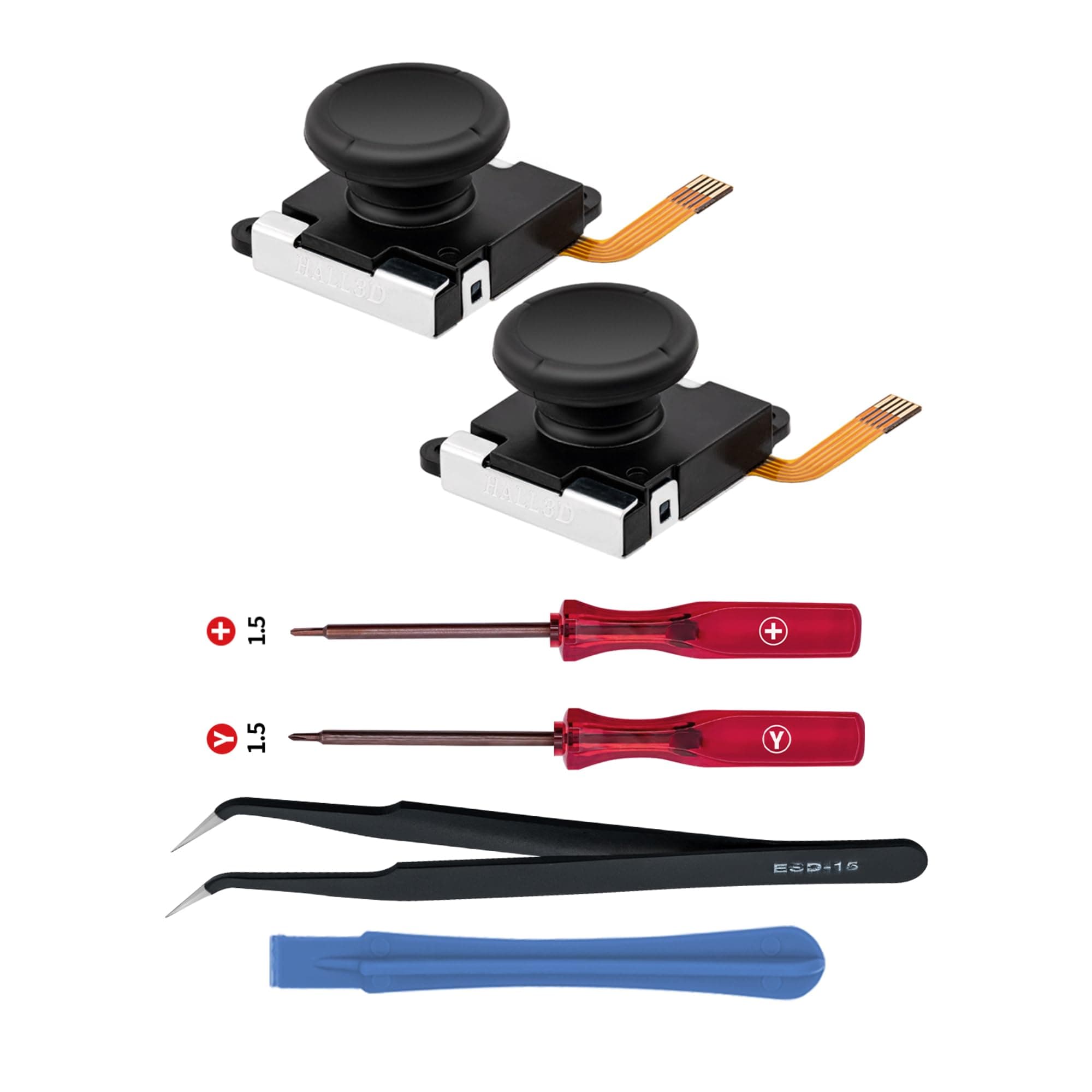 🎮 Tolesum 3D TMR Hall Effect Joystick Reparatur Ersatz Set für NS Switch/Switch OLED Joy-Con/Switch Lite Controller 🛠️