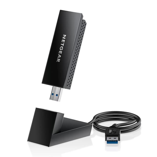 Netgear Nighthawk USB WLAN Stick WiFi 6E USB 3.0 USB Adapter (A8000) | AXE3000 Internet Stick Tri-Band Wireless Gigabit Speed 🚀