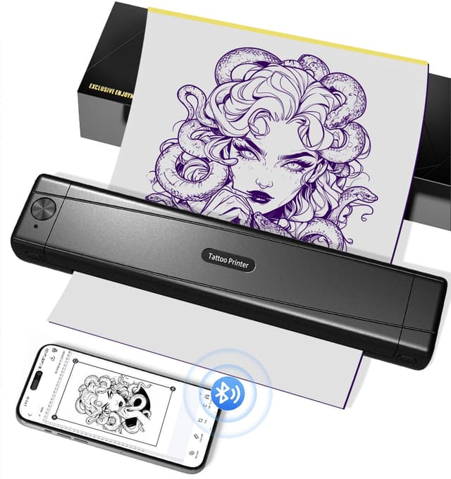 🌟 TATTMUSE Tattoo Drucker Bluetooth für Tattoo Künstler 🌟