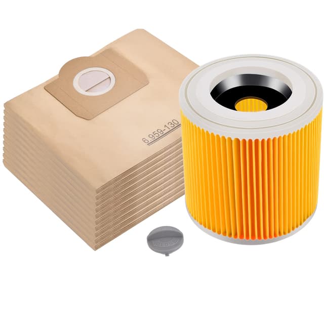 Rebirthcare Staubsaugerbeutel und Filter für Kärcher WD3 MV3 Serie 🌪️🛍️