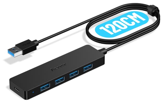 🔌 Aceele USB Hub 3.0 - Kompatibel mit vielen Geräten!