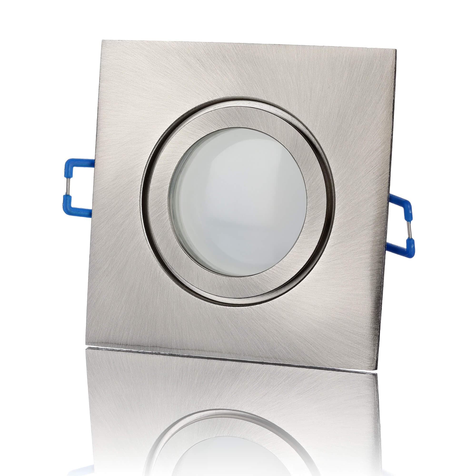 Lambado® Premium LED Spots IP44 Flach in Edelstahl gebürstet 😍