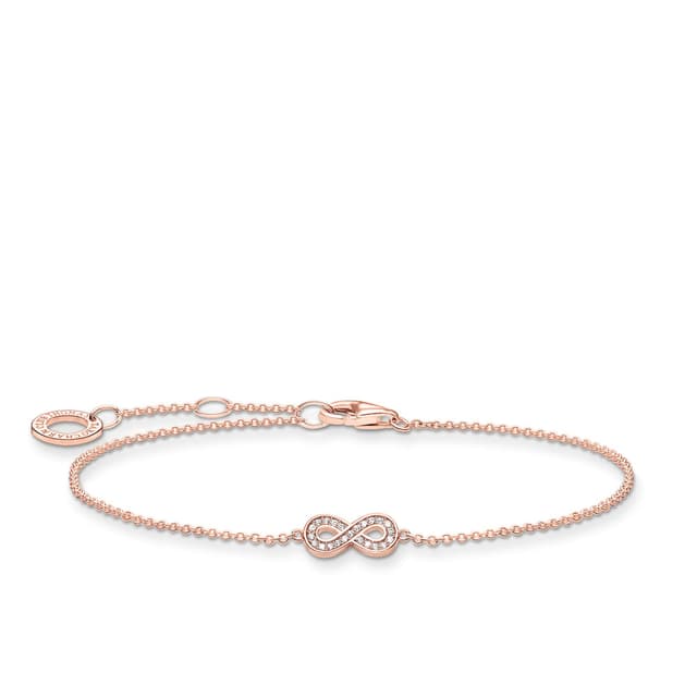 Thomas Sabo Armband Infinity 925 Sterling Silber A2003-051 Roségoldfarben 16,00 - 19,00 cm ✨🎁