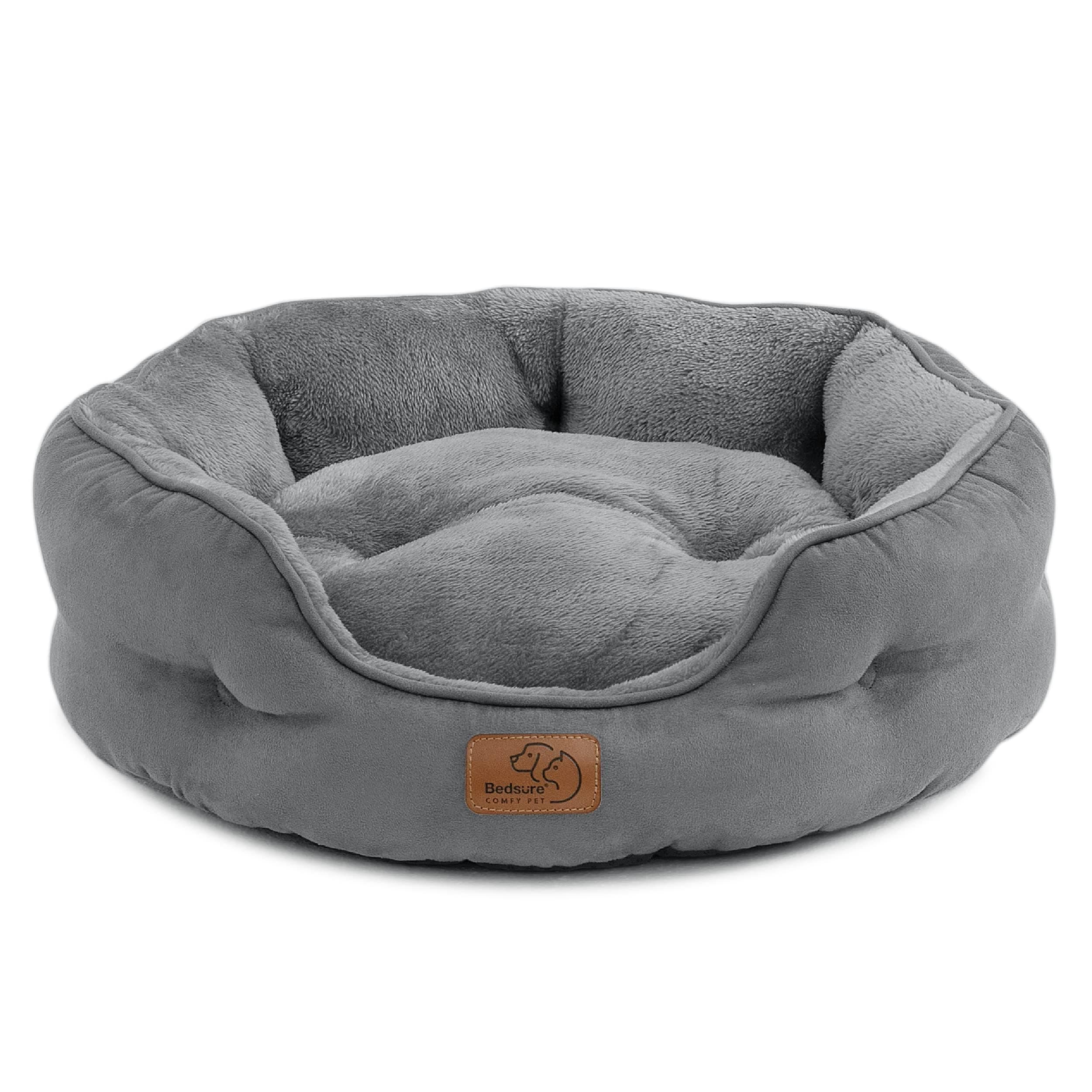 🐱🐶 BEDSURE Katzenbett waschbar Katzen Bettchen - 51x48x15cm Bett grau 🐾