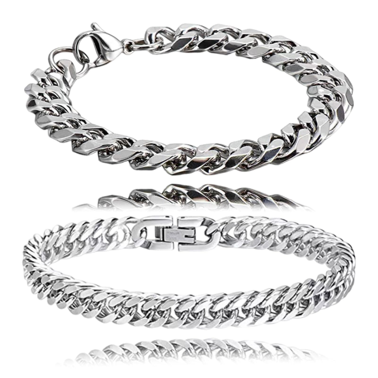 Herren Armband Set aus Edelstahl 👨‍🦲🎁