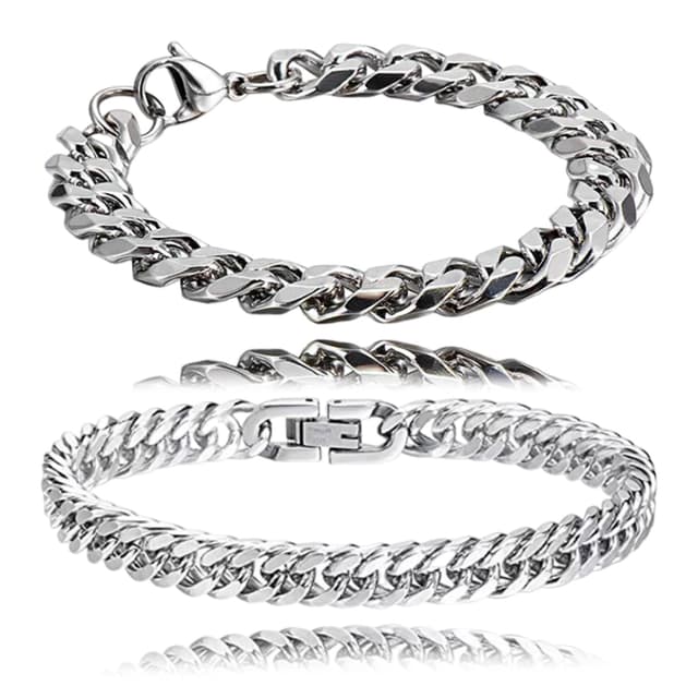 Herren Armband Set aus Edelstahl 👨‍🦲🎁