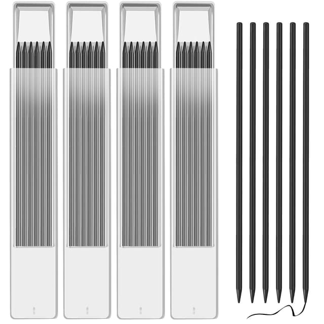 OSDUE 2,8 mm Bleistiftminen für Zimmermannsbleistift, 24 Stück