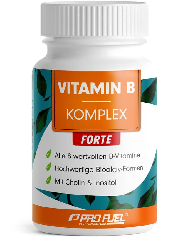 Vitamin B Komplex Forte - 180 Tabletten - Hochdosiert und Laborgeprüft 🌱