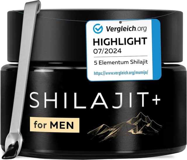Original Shilajit Himalaya Harz gereinigt mit Nachtkerzenöl 25g 🌄🌿