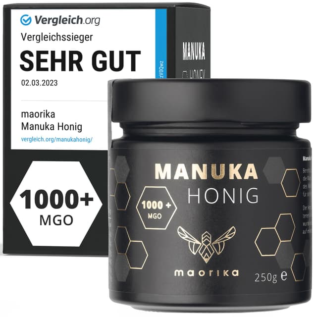 Manuka Honig 1000 MGO + 250g im Glas 🍯🇳🇿