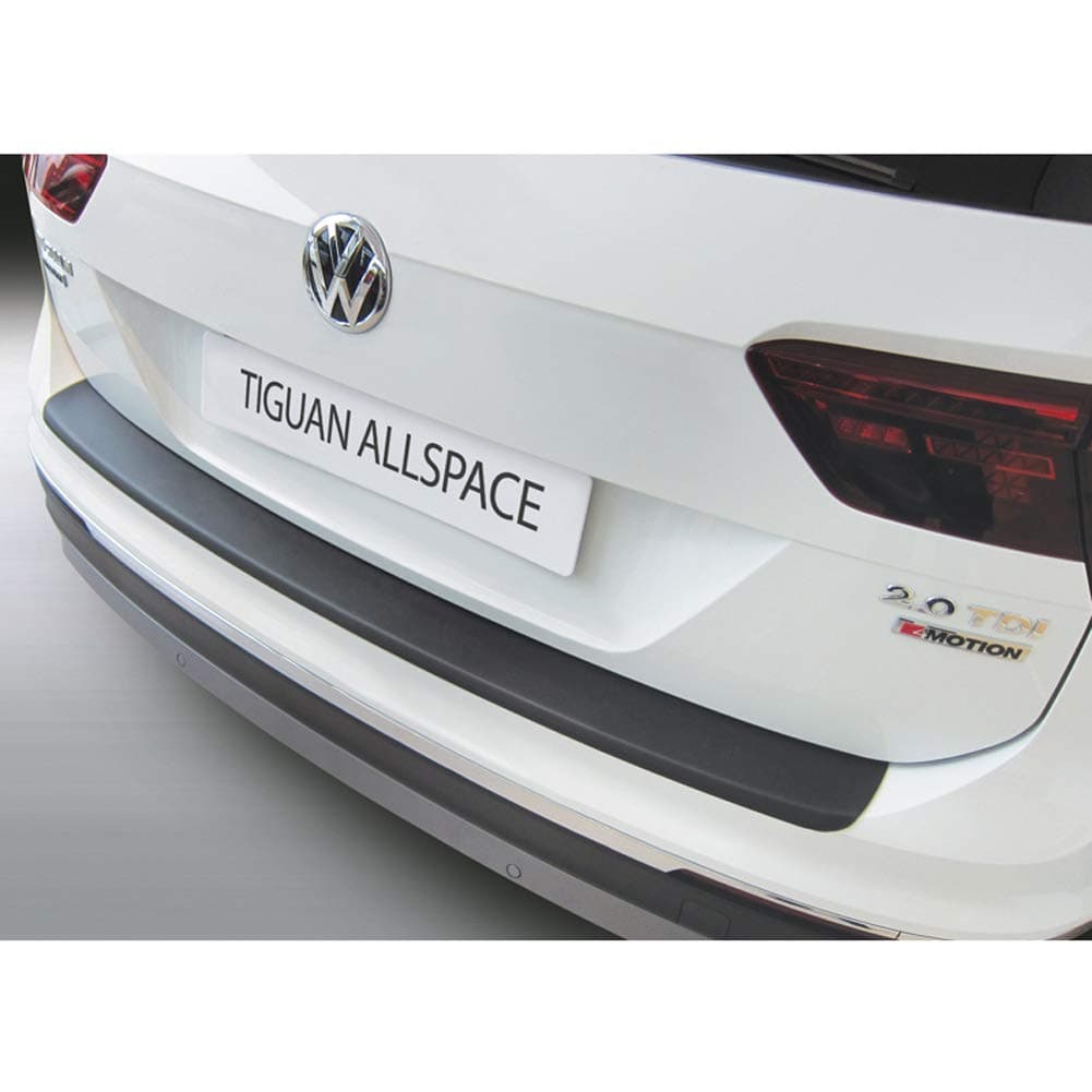 🚗 RGM ABS Heckstoßstangenschutz für Volkswagen Tiguan II Allspace 4x4 2018- Schwarz Mattschwarz 🛡️