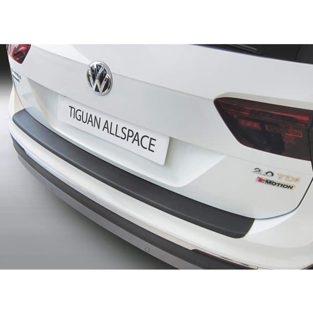 🚗 RGM ABS Heckstoßstangenschutz für Volkswagen Tiguan II Allspace 4x4 2018- Schwarz Mattschwarz 🛡️