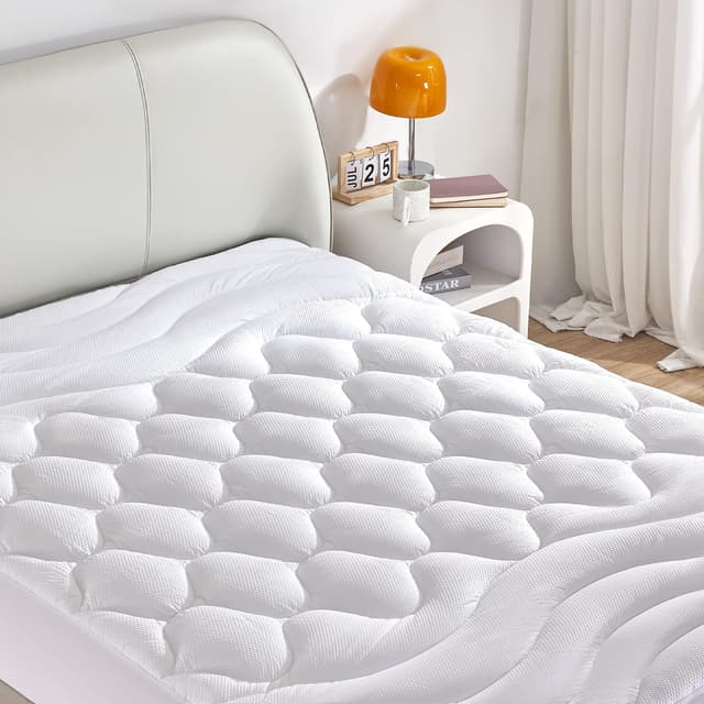 🛏️ Luxuriöser Matratzenschoner Topper - Atmungsaktiv & Weich 🌟