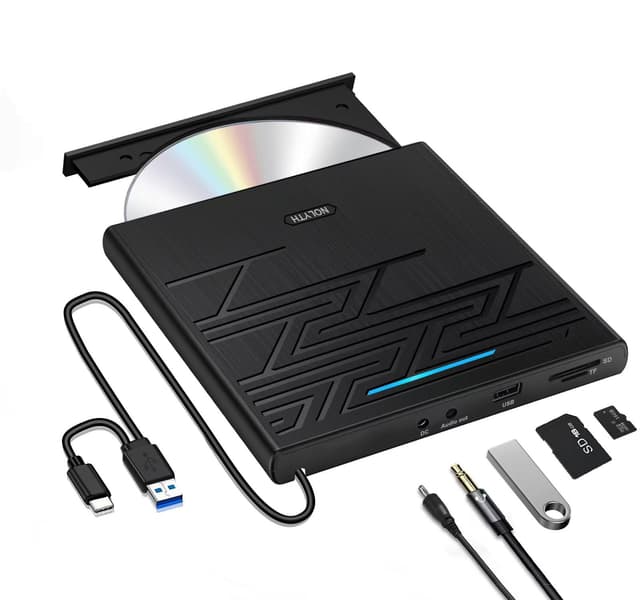 NOLYTH Externes DVD Laufwerk 📀🔌💿