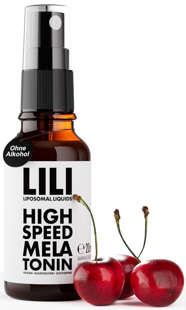 🌙 High Speed Melatonin Spray – liposomales Liquid mit 0,5 mg Melatonin pro Sprühstoß