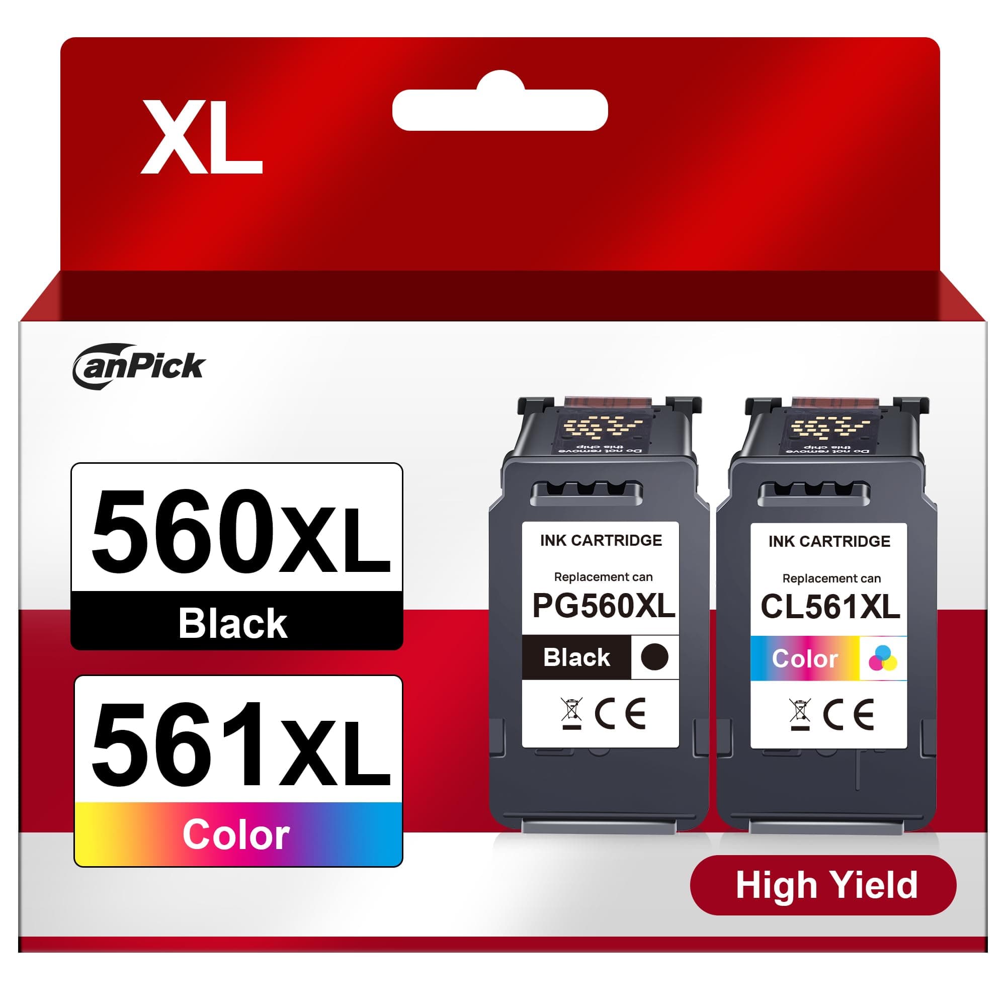 🖨️ Canon Druckerpatronen PG-560XL CL-561XL Multipack