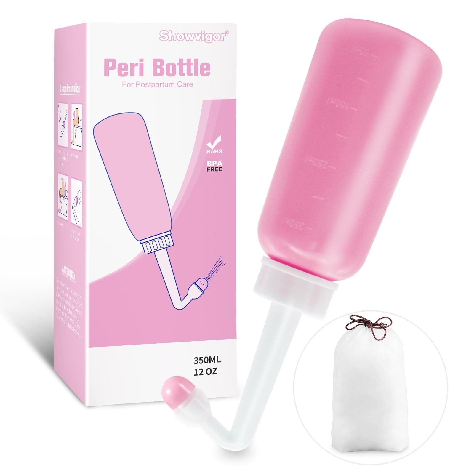 Po Dusche Intimhygiene - 350ml Tragbares Bidet für Wochenbett & Krankenhaus 🚿