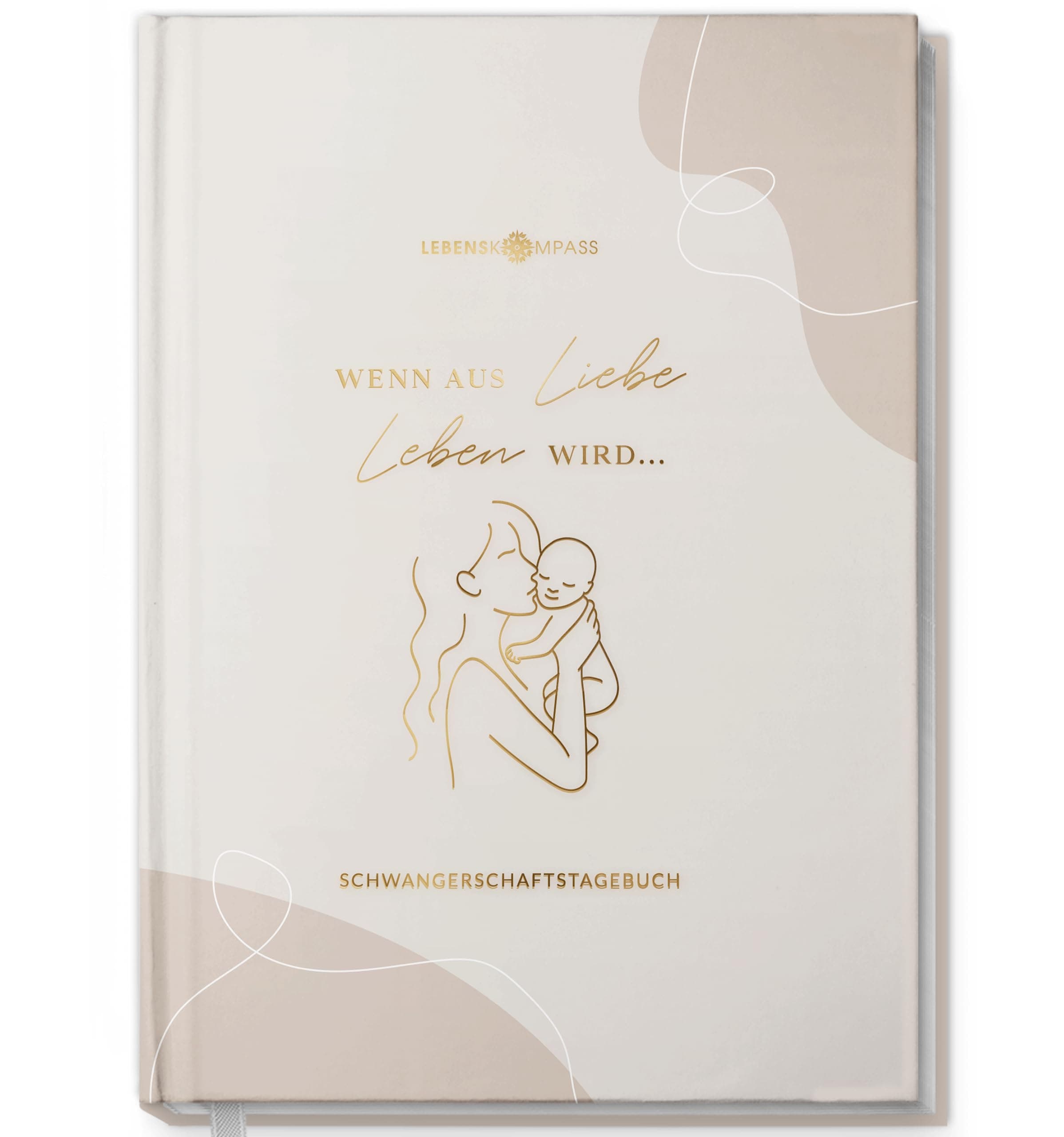 Lebenskompass® Schwangerschaftstagebuch 'GLÜCK' 🤰📔
