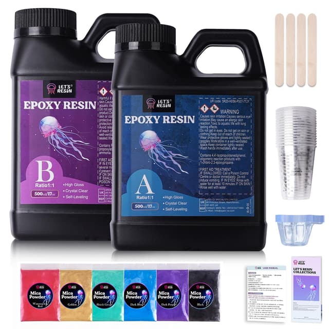 LET'S RESIN 1000ml Epoxidharz Set 🎨