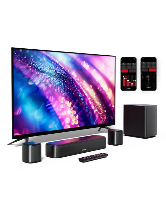 🔊 ULTIMEA 5.1 Surround Sound System: Soundbar für TV Geräte mit App Steuerung