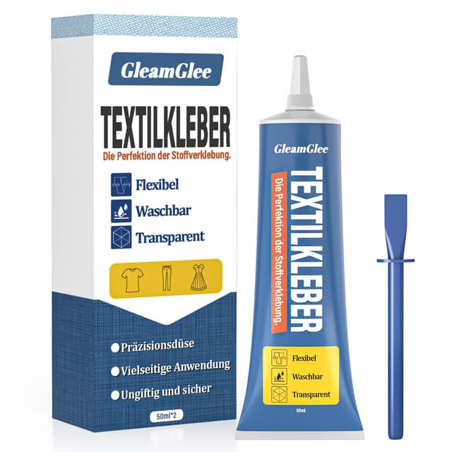 Hochfester Stoffkleber 🧵👖 Wasserdicht und Bügelbeständig - 50ml