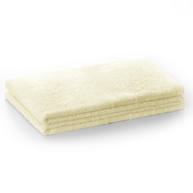 DecoKing Handtuch 50x100 cm Ecru Baumwolle Bambus Viskose saugfähig antibakteriell 🌿🛁