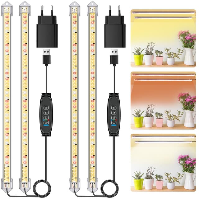 2er-Pack 2 Stäbe Pflanzenlichtstreifen 🌿🌞