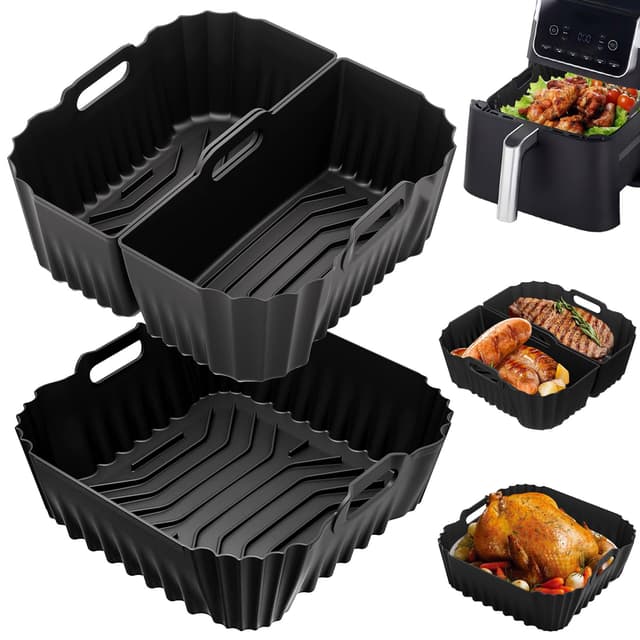 3 Stück Airfryer Silikonform Heißluftfritteuse 🍟🔥
