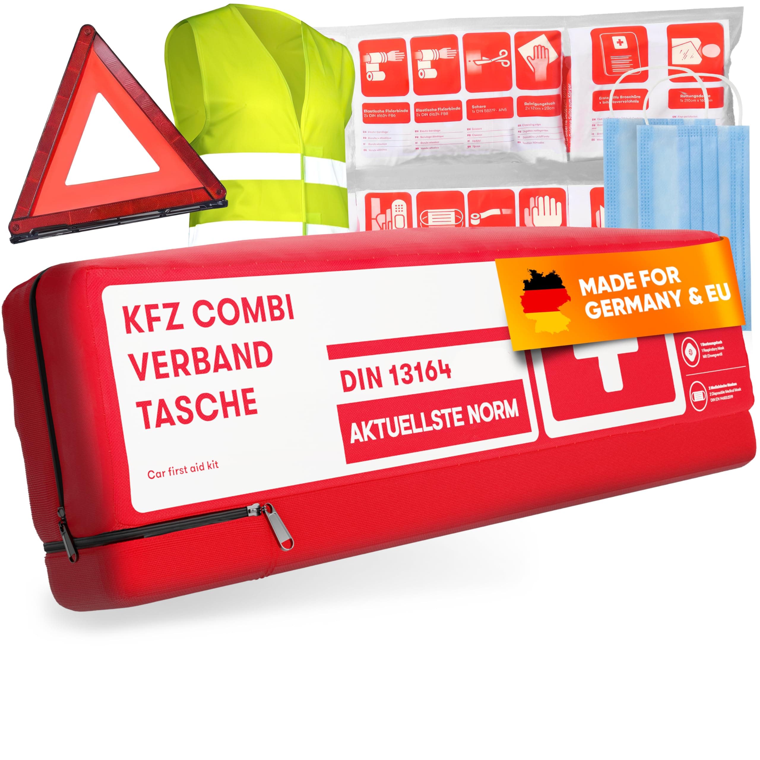 🚗 PURAHELP KFZ Kombitasche 2025 - StVO konform 🚗