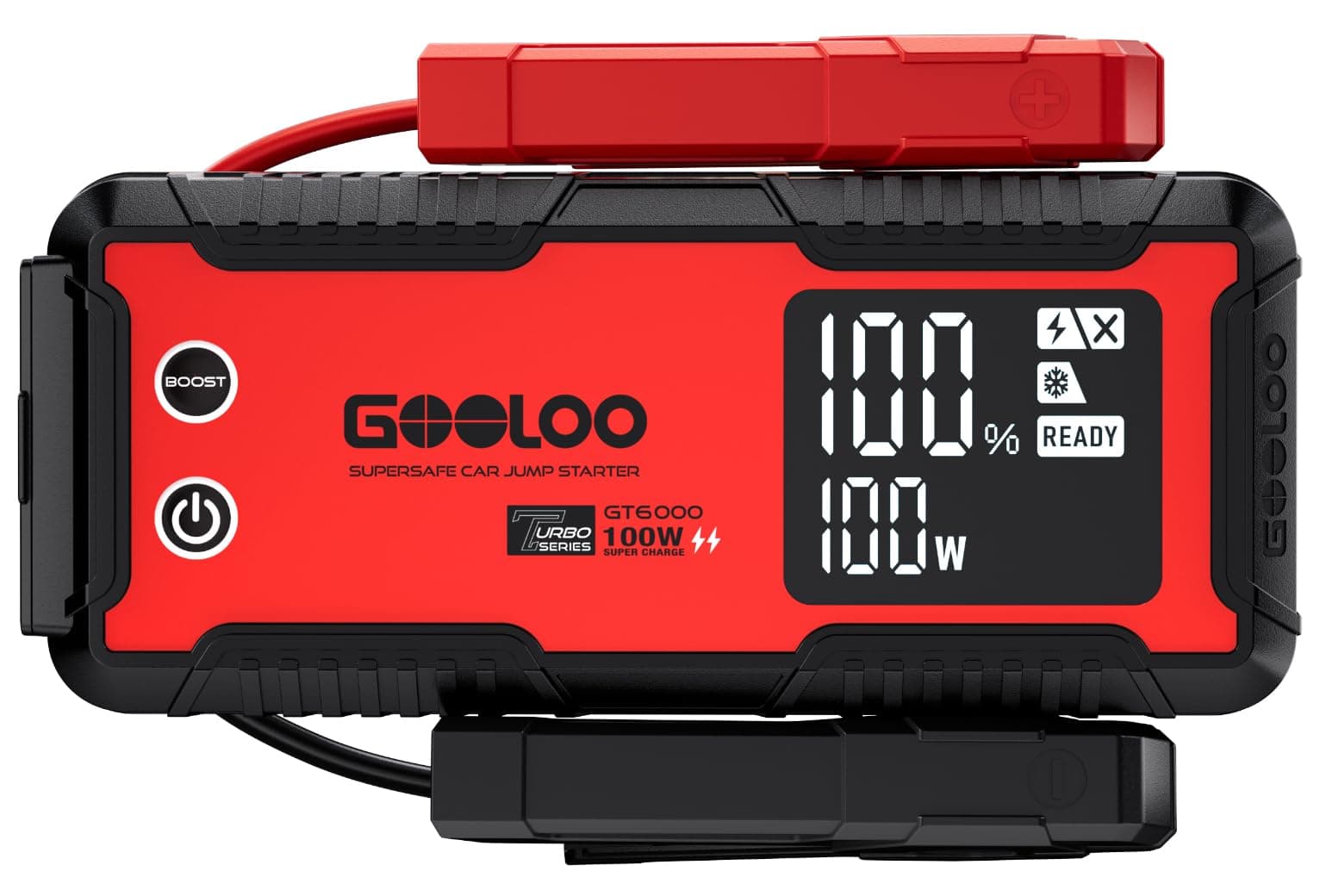🚗 GOOLOO GT6000 Starthilfe Powerbank - 6000A Peak Ultar Sicher Zweiwege-Schnellladegerät